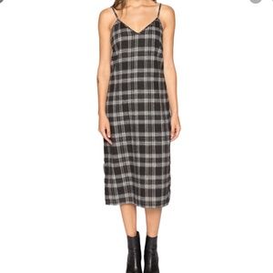 Plaid Flannel Grunge Slip Dress